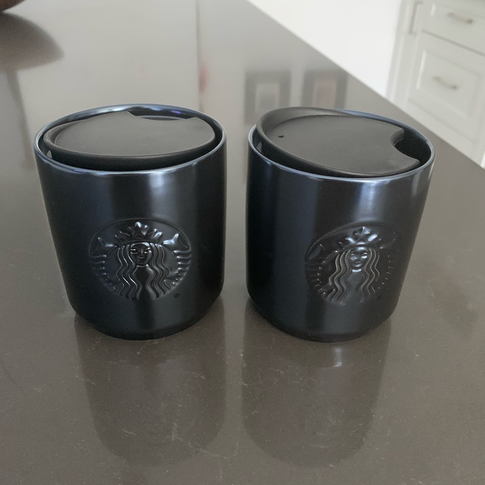 Starbucks Midnight Navy/ Black Tumbler Set. 
Never used.